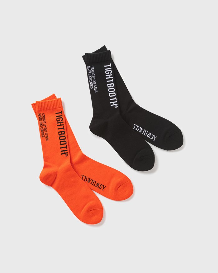 TIGHTBOOTHʥȥ֡LABEL LOGO SOCKS