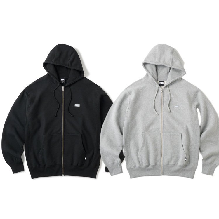 FTC / REFLECTIVE SMALL BOX LOGO ZIP UP HOODY