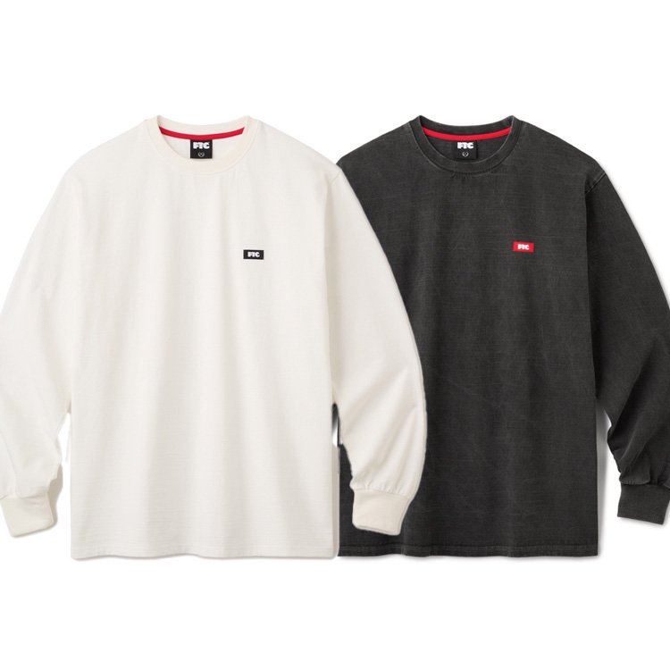 FTC / PIGMENT DYED SMALL LOGO L/S TOP