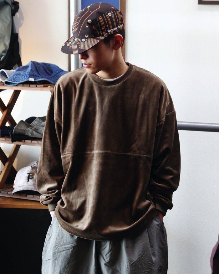 VELOUR CREW L/S SHIRT - TIGHTBOOTH® タイトブース