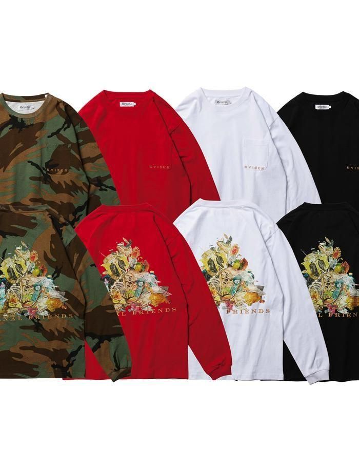 Evisen Skateboards ゑ（エビセン）ETERNAL FRIENDS LS TEE