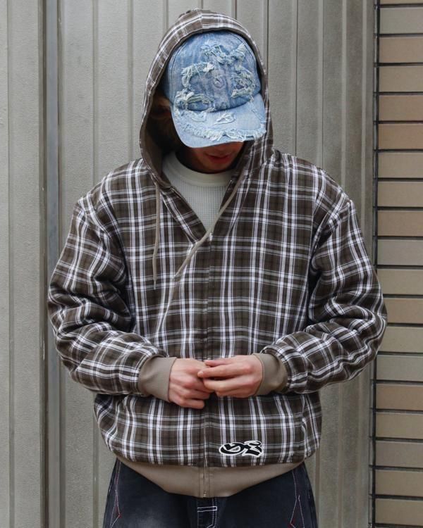 YARDSALE（ヤードセール）Reversible Flannel Hoodie - birnest