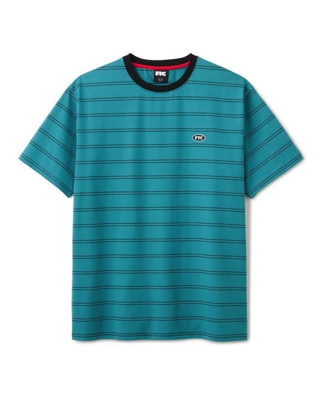 FTC / OVAL LOGO STRIPE RINGER TEE