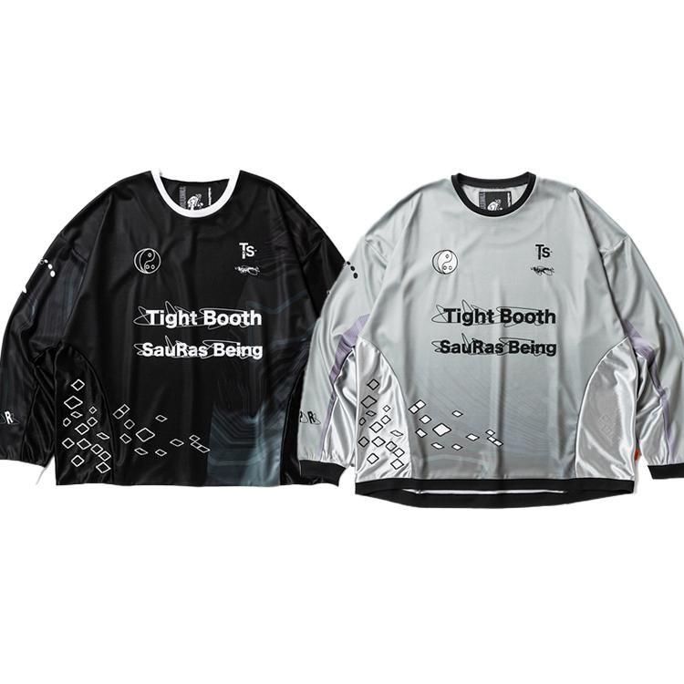 TIGHTBOOTH x SauRas Being L/S SOCCER JERSEY（Black