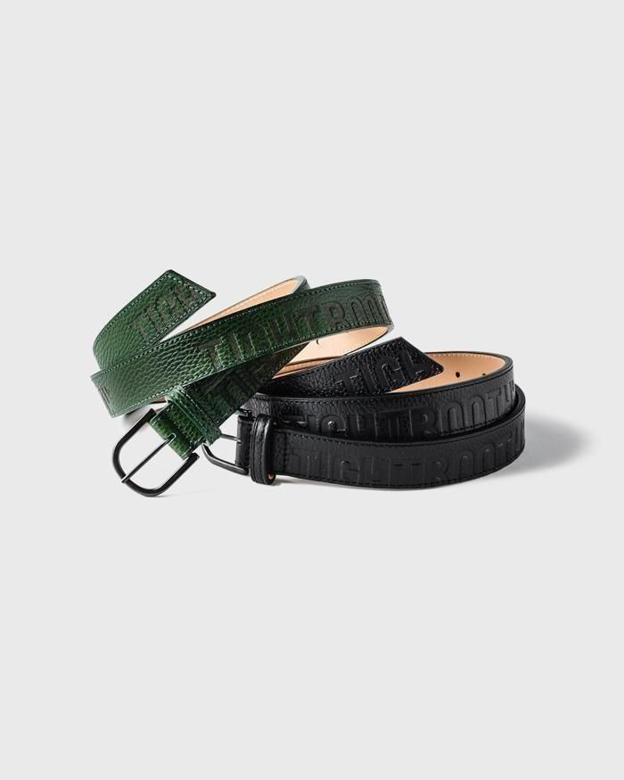 TIGHTBOOTHʥȥ֡LEATHER LOGO BELT
