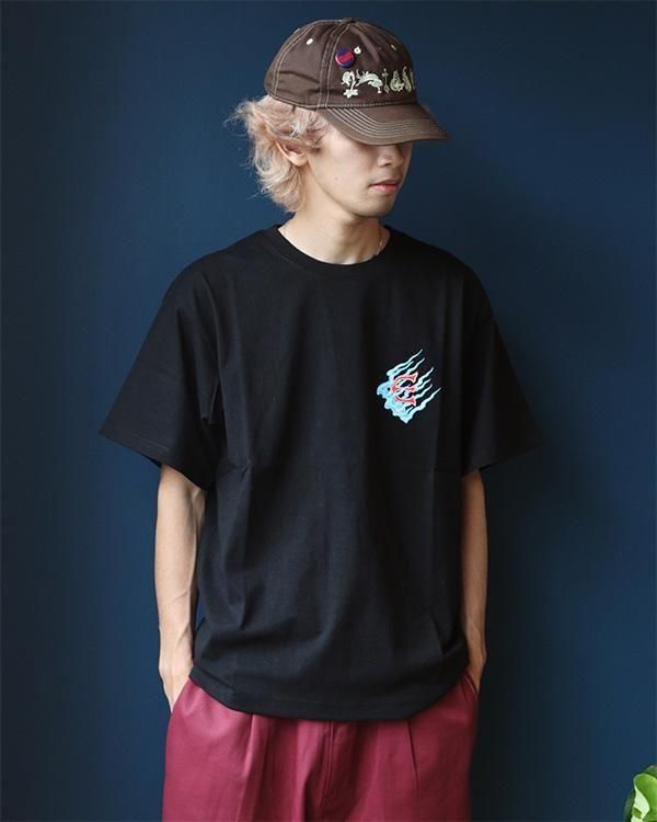 smoke！EVISEN×passport コラボTシャツ Lサイズ Evisen Skateboards ゑ（エビセン）SEIKAIKA TEE