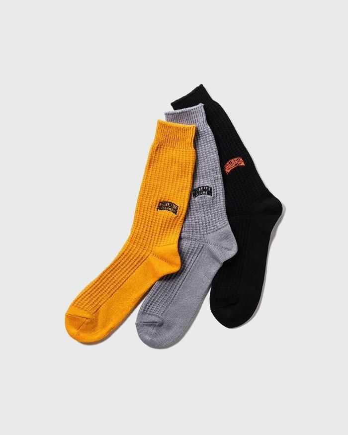 TIGHTBOOTH COLLEGE WAFFLE SOCKS