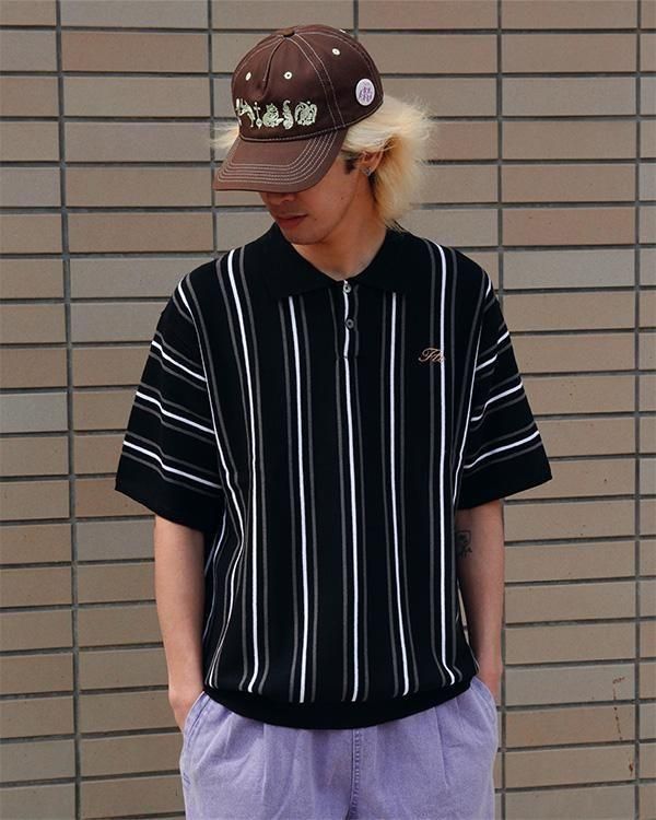 FTC ストライプポロシャツ FTC / STRIPE KNIT POLO - birnest