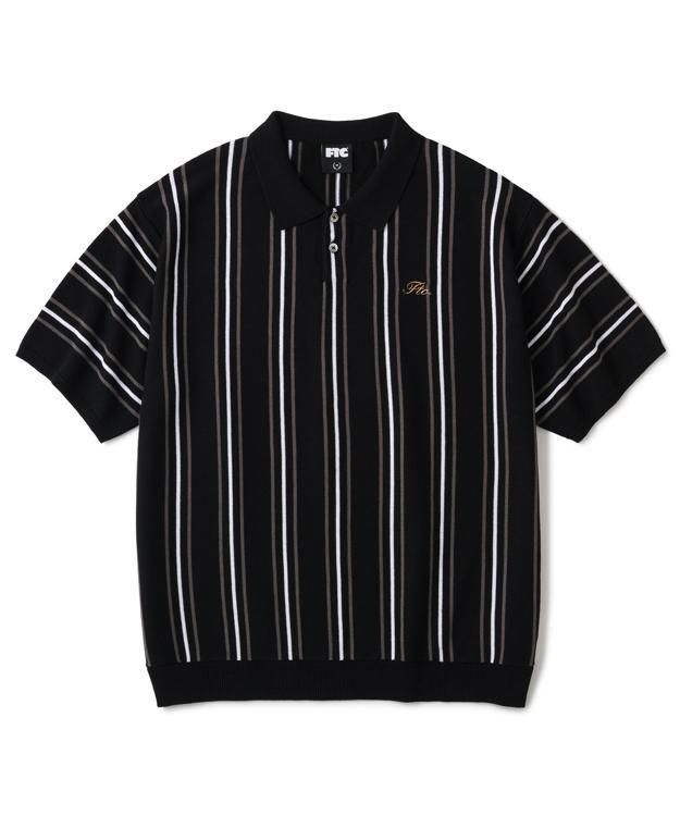 FTC / STRIPE KNIT POLO - birnest