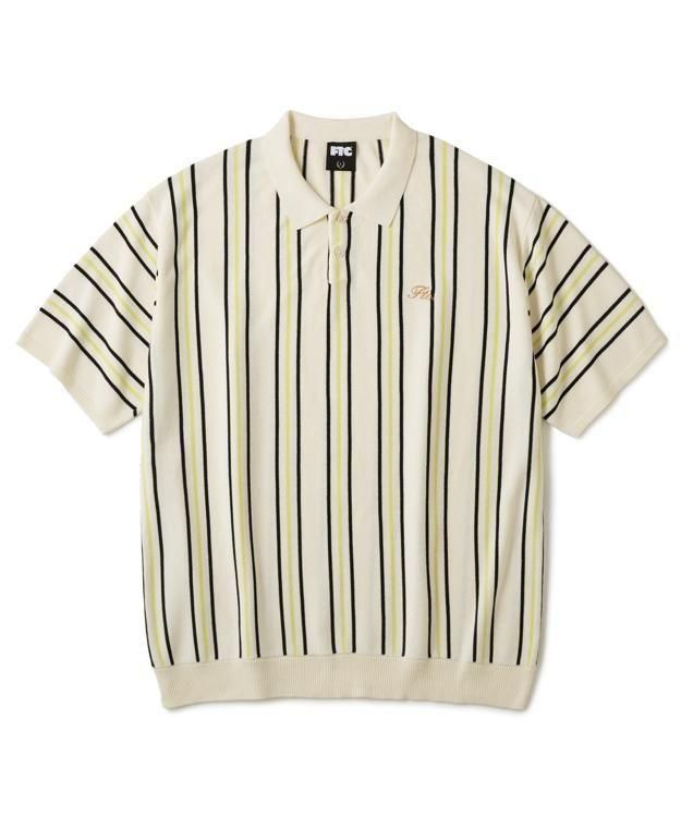 FTC / STRIPE KNIT POLO