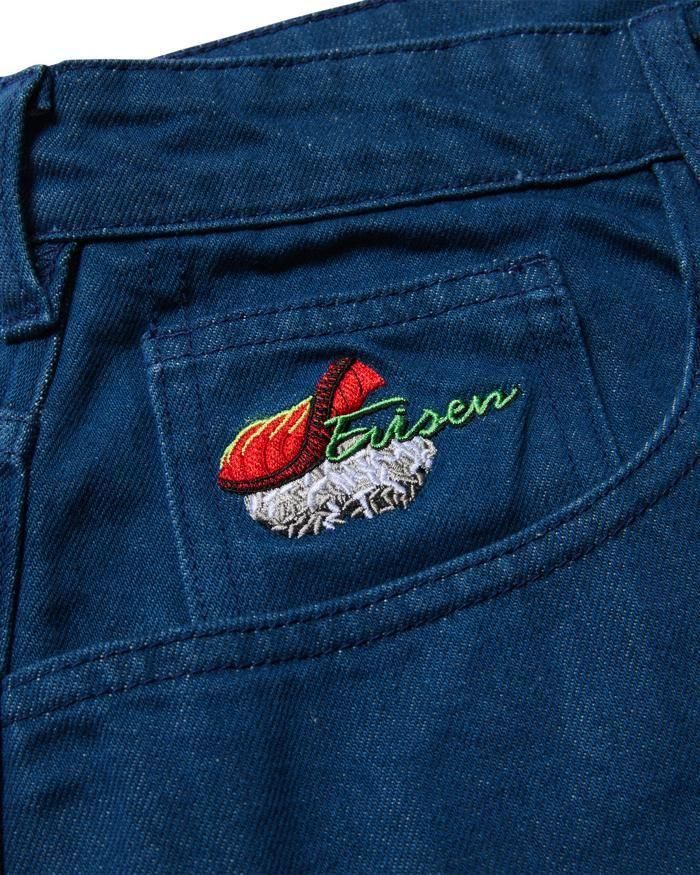 Evisen Skateboards ゑ（エビセン）SUSHI DENIM SHORTS - birnest