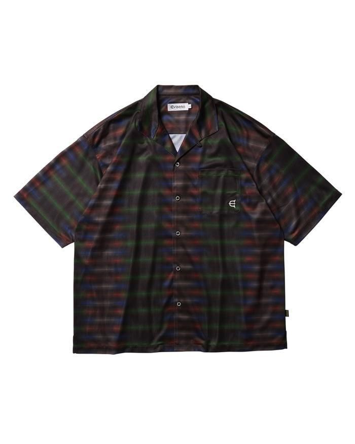 Evisen Skateboards ゑ　エビセン　ブラック　メッシュ Evisen Skateboards ゑ（エビセン）BORDER MESH SHIRT - birnest