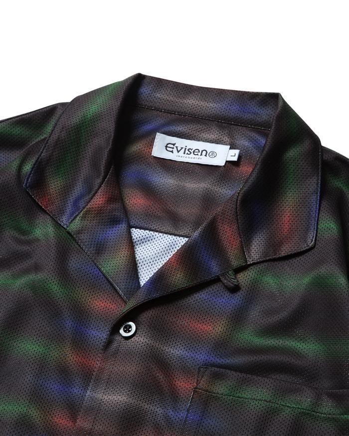 Evisen Skateboards ゑ（エビセン）BORDER MESH SHIRT - birnest