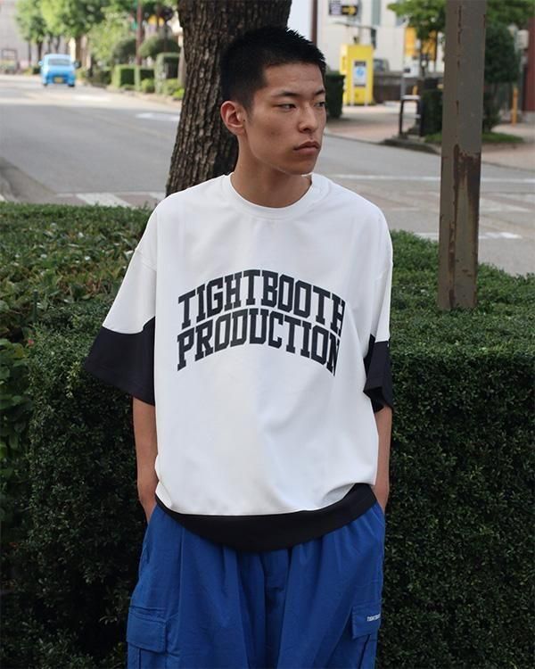 トップス TIGHTBOOTH/COLLEGE DOBBY S/S T-SHIRT TIGHTBOOTH - COLLEGE DOBBY S/S T-SHIRT - SHRED