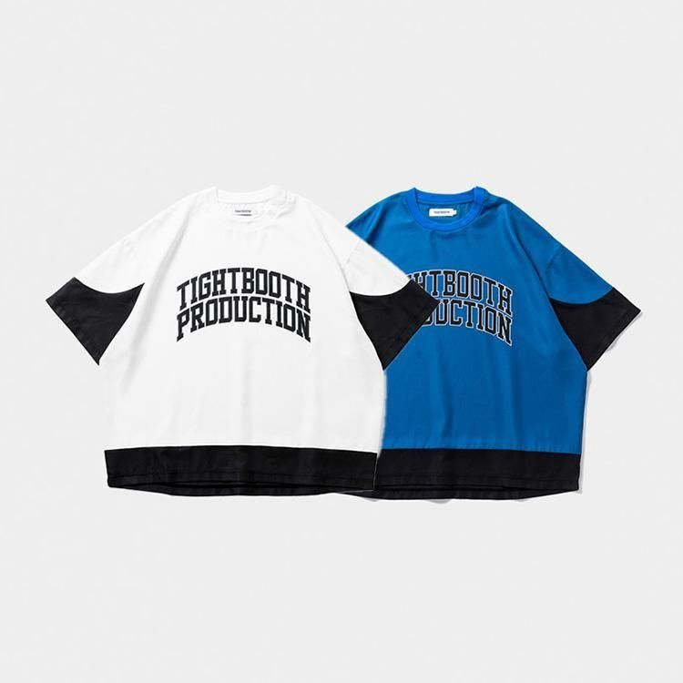 TIGHTBOOTHʥȥ֡COLLEGE DOBBY S/S T-SHIRT