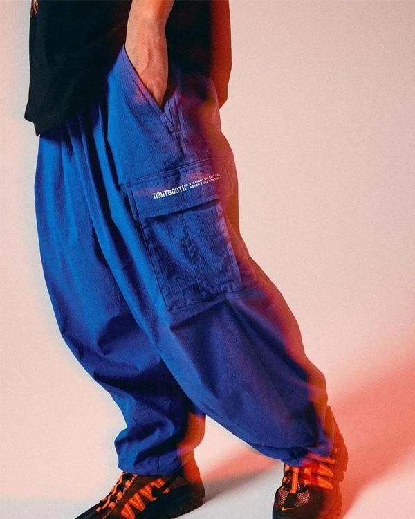 TIGHTBOOTH タイトブース シアサッカー バルーンパンツ TIGHTBOOTH（タイトブース）SEERSUCKER CARGO BALLOON PANTS