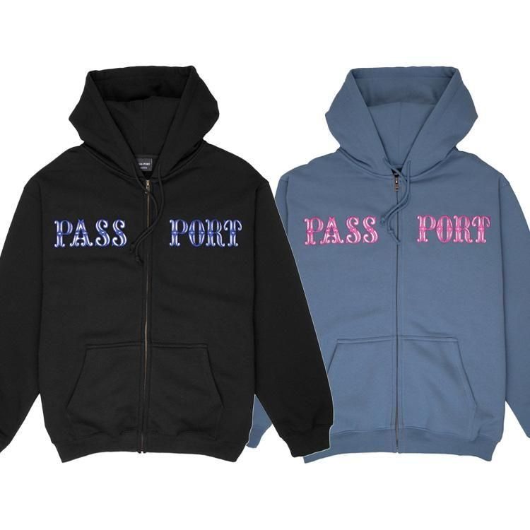 PASS~PORT / Glint Zip Hoodie