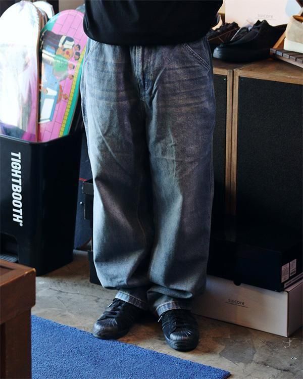 PASS~PORT worker club jeans ウォッシュグレー デニム Pass~Port Workers Club Bootcut Jean - Faded Wash Indigo