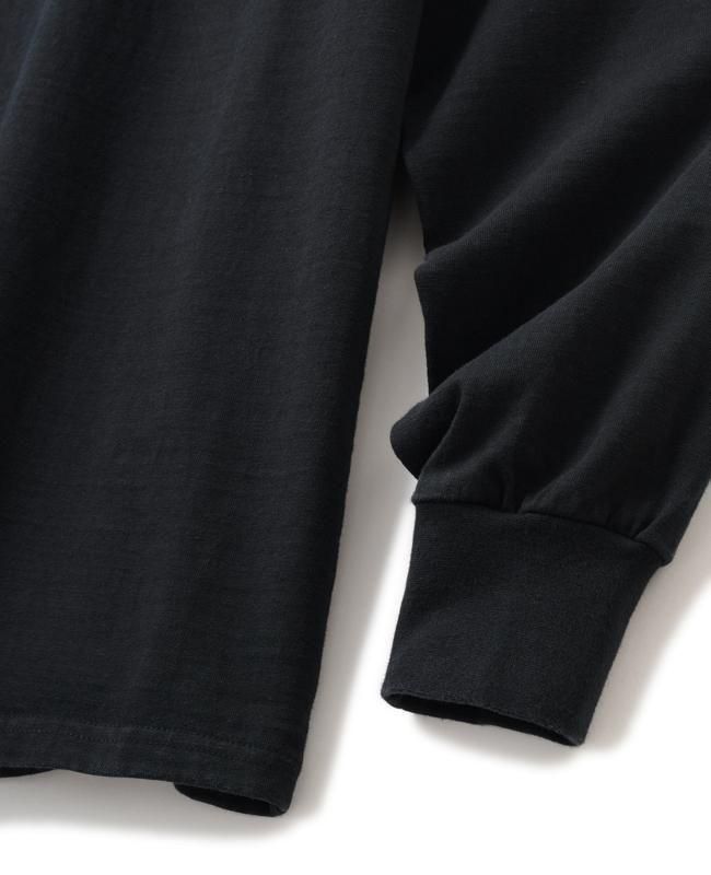 FTC / PIGMENT DYED SMALL LOGO L/S TOP - birnest
