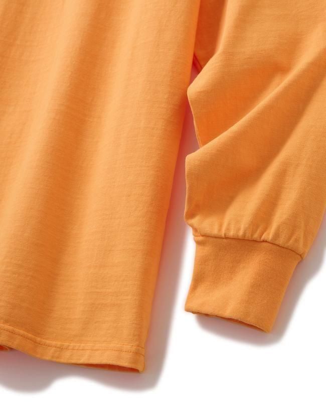 FTC / PIGMENT DYED SMALL LOGO L/S TOP - birnest