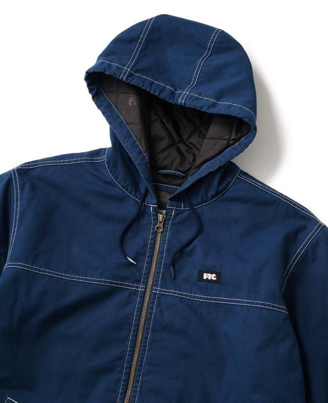 FTC / WASHED CANVAS HOODED JACKET - birnest