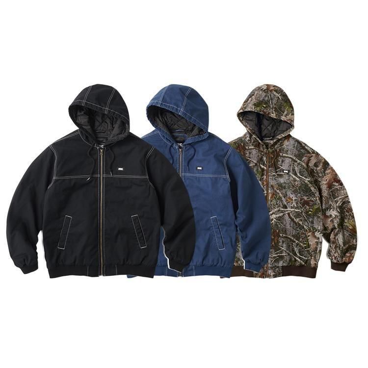FTC / WASHED CANVAS HOODED JACKET - birnest