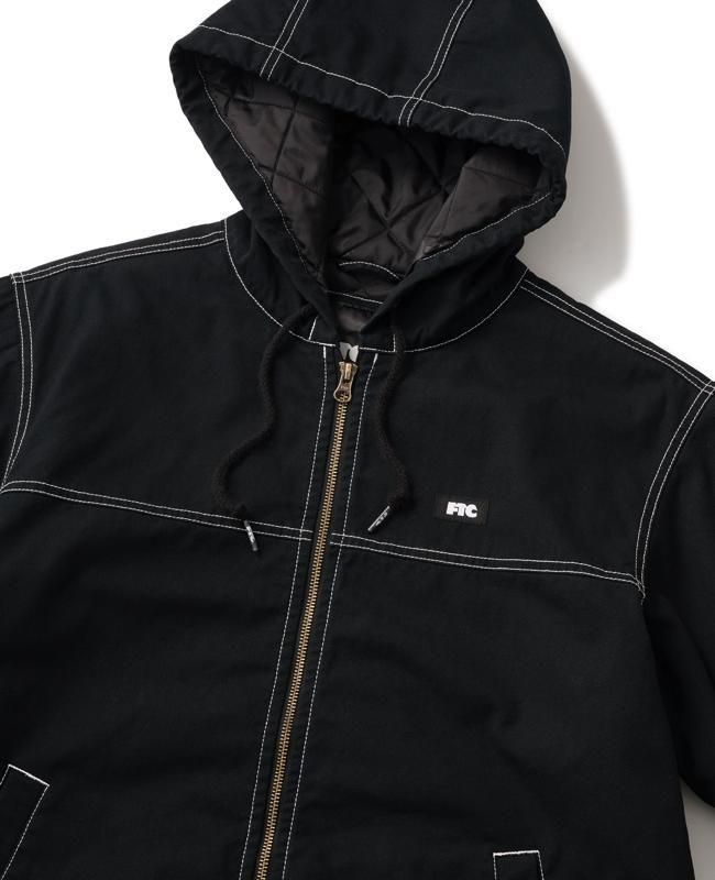 FTC WASHED CANVAS HOODED JACKET ジャケット 黒 FTC / WASHED CANVAS HOODED JACKET - birnest