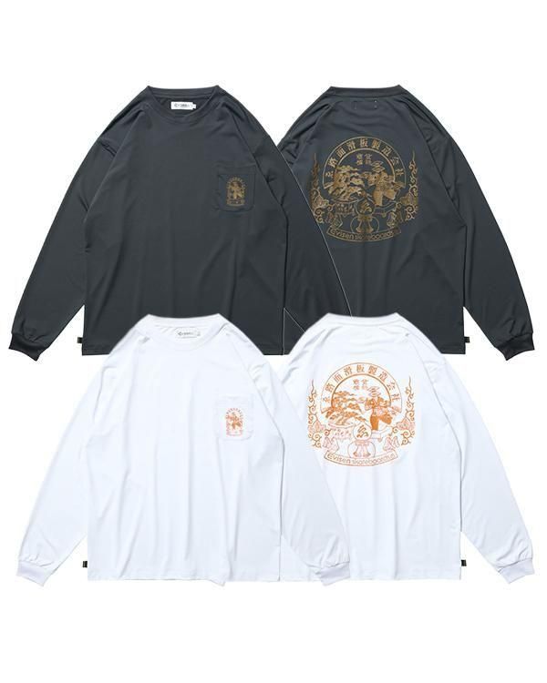 Evisen Skateboards ʥӥEMBLEM POCKET TECH LS TEE