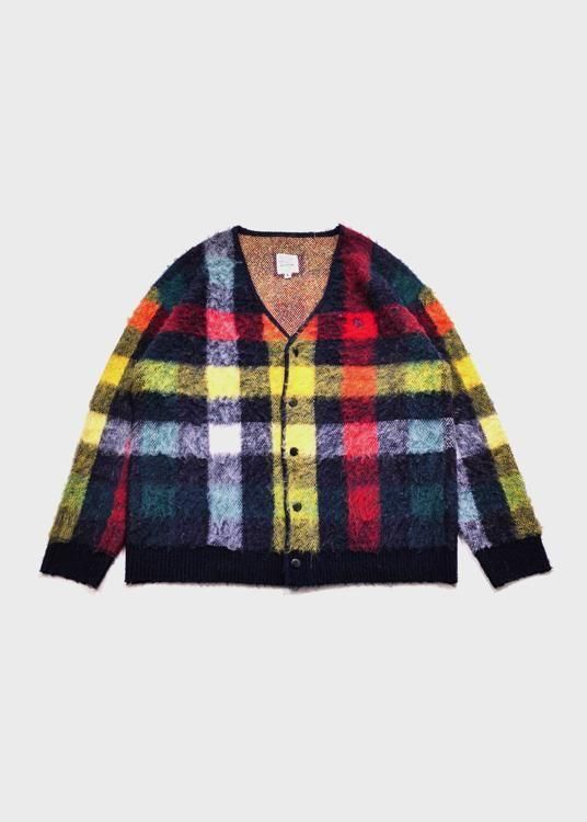 <img class='new_mark_img1' src='https://img.shop-pro.jp/img/new/icons5.gif' style='border:none;display:inline;margin:0px;padding:0px;width:auto;' />APPLEBUMʥåץХCHECK KNIT CARDIGAN