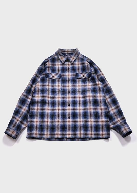 <img class='new_mark_img1' src='https://img.shop-pro.jp/img/new/icons5.gif' style='border:none;display:inline;margin:0px;padding:0px;width:auto;' />APPLEBUM(アップルバム)MELANGE CHECK NEL SHIRT