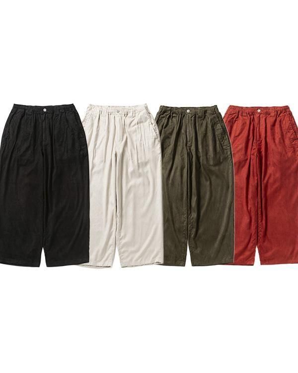 <img class='new_mark_img1' src='https://img.shop-pro.jp/img/new/icons5.gif' style='border:none;display:inline;margin:0px;padding:0px;width:auto;' />TIGHTBOOTH(タイトブース)SUEDE BAGGY PANTS