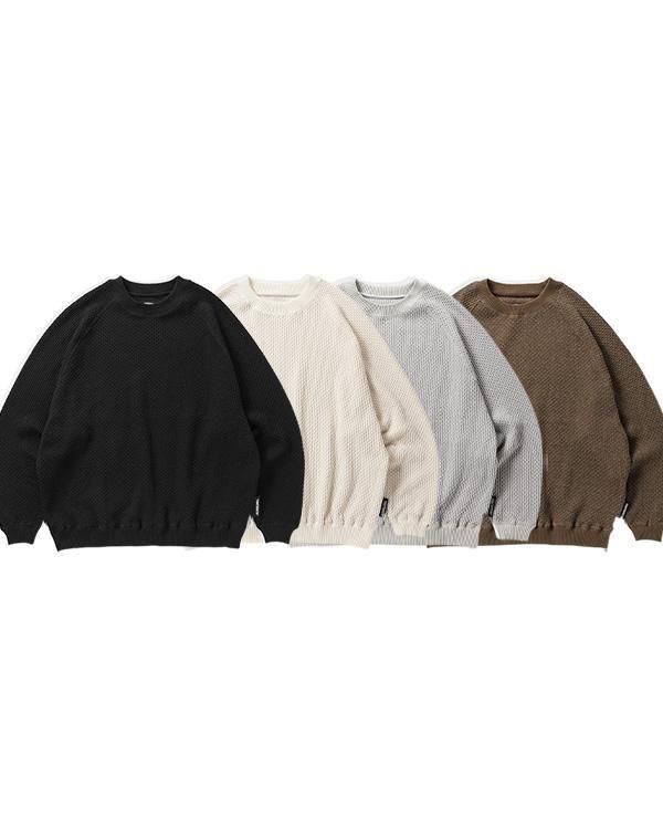 <img class='new_mark_img1' src='https://img.shop-pro.jp/img/new/icons5.gif' style='border:none;display:inline;margin:0px;padding:0px;width:auto;' />TIGHTBOOTH(タイトブース)CHAIN CREW KNIT