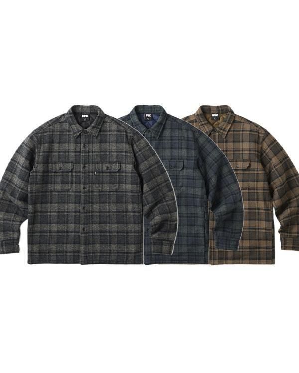 <img class='new_mark_img1' src='https://img.shop-pro.jp/img/new/icons5.gif' style='border:none;display:inline;margin:0px;padding:0px;width:auto;' />FTC / QUILTED LINED PLAID NEL SHIRT