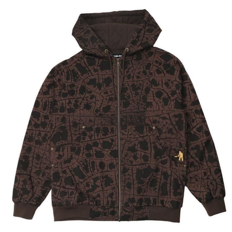 PASS~PORT / Weathered Diggers Club Zip Hoodie
