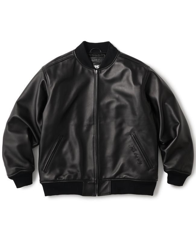 <img class='new_mark_img1' src='https://img.shop-pro.jp/img/new/icons5.gif' style='border:none;display:inline;margin:0px;padding:0px;width:auto;' />FTC / LEATHER ZIP VARSITY JACKET
