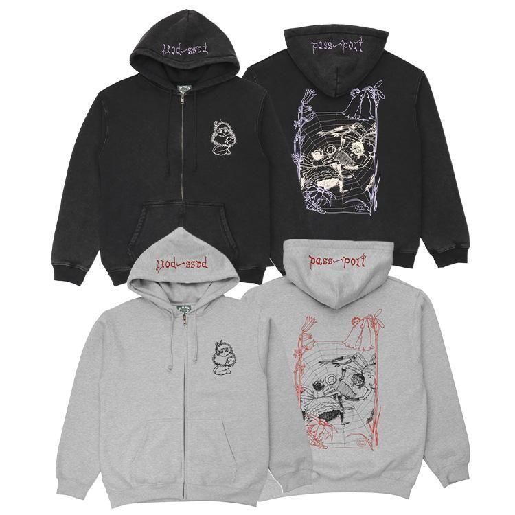 <img class='new_mark_img1' src='https://img.shop-pro.jp/img/new/icons5.gif' style='border:none;display:inline;margin:0px;padding:0px;width:auto;' />PASS~PORT �� MAY GIBBS / Webbed Bed Zip Hoodie