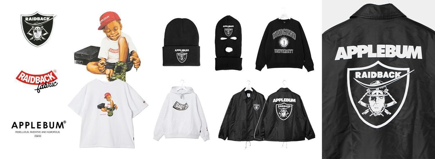 APPLEBUM × raidback fabric