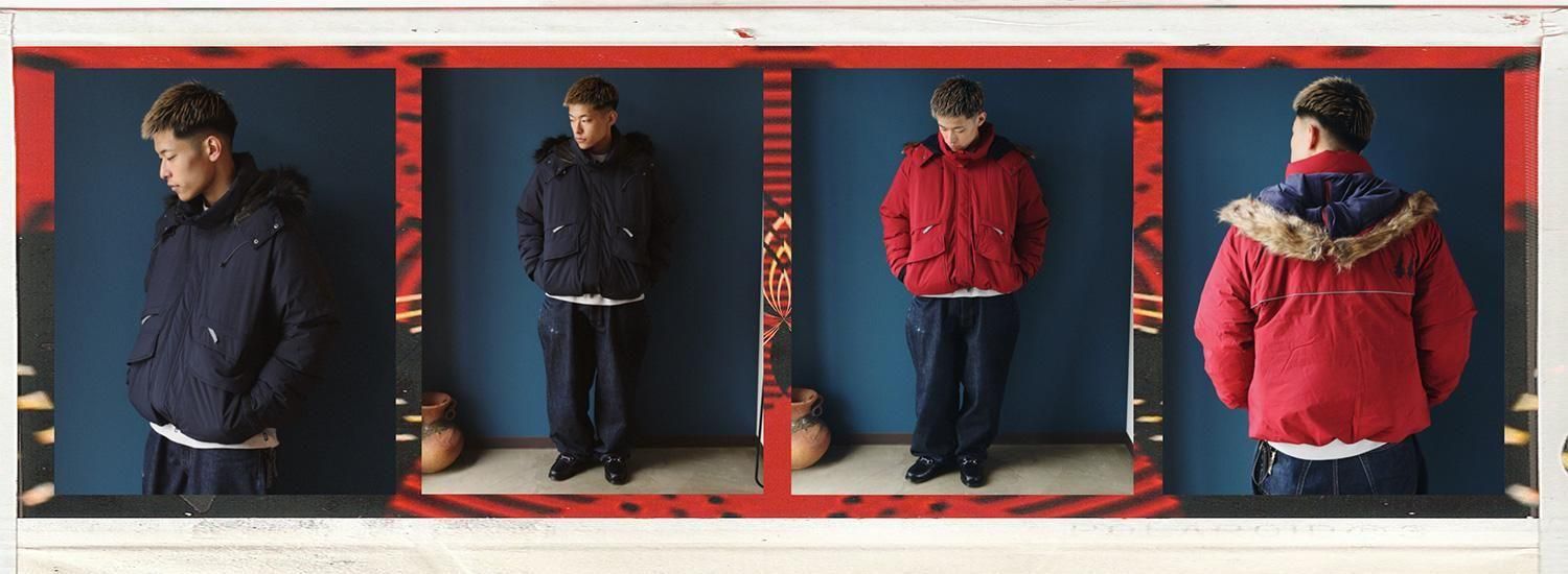 Evisen Skateboards ゑ(エビセン)3-WAY N3B EVI DOWN JACKET