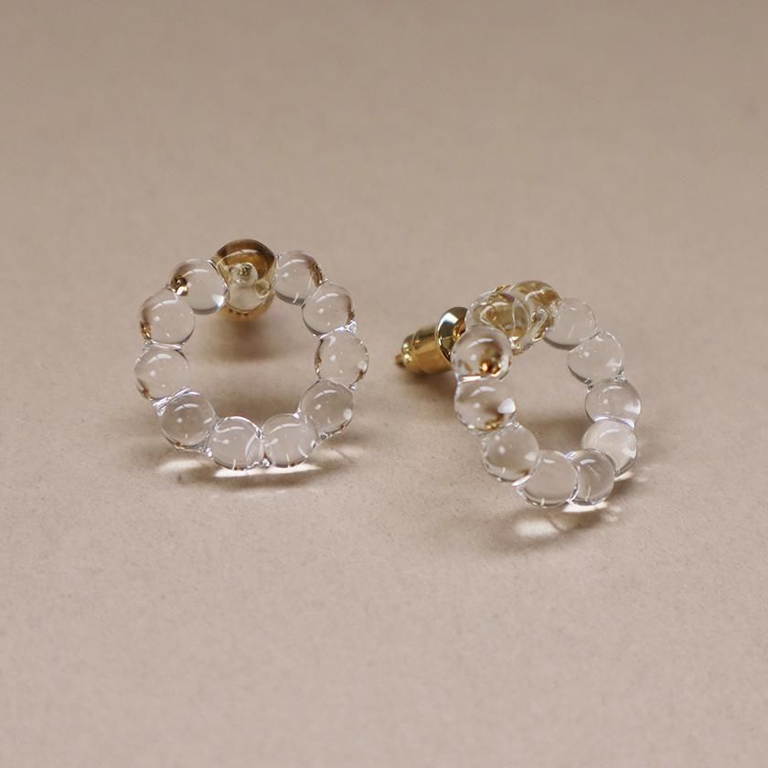 HARIO Lampwork Factory スモールサークル ピアス の通販。- AIDA ONLINE STORE  毎日をちょっぴり楽しくするライフスタイルショップ