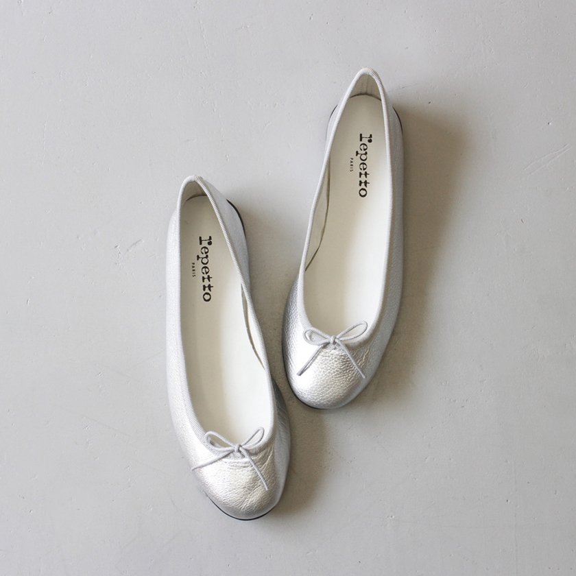 【ポイント2倍】 Repetto CENDRILLON Ballerinas Silver