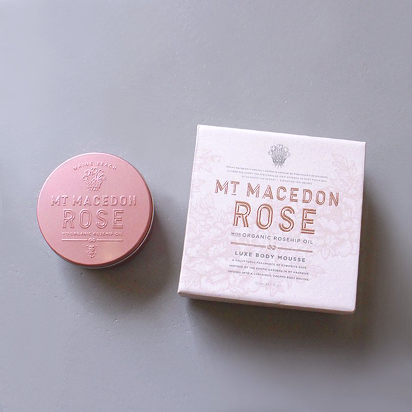 MAINE BEACH  Mt Macedon Rose Luxe Body Mousse