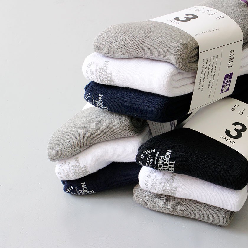 THE NORTH FACE PURPLE LABEL Pack Field SockS 3P