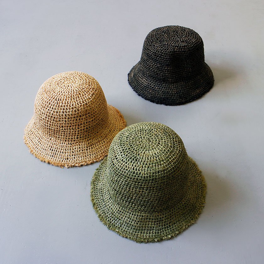 【SALE20%OFF!】odds RAFFIA BUCKET HAT<img class='new_mark_img2' src='https://img.shop-pro.jp/img/new/icons20.gif' style='border:none;display:inline;margin:0px;padding:0px;width:auto;' />