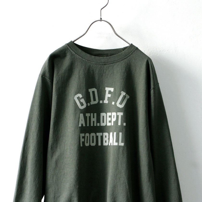 Goodwear 7.2oz クルーネック長袖Tシャツ (GDFU)