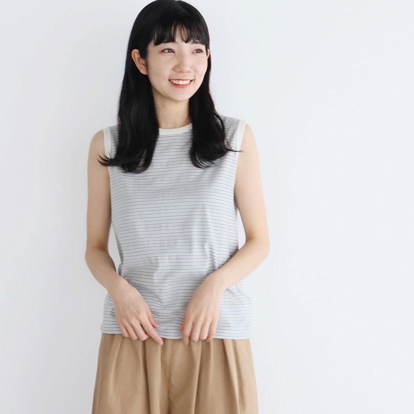 BATONER Tornade Cotton Border No-Sleeveڥݥоݡ