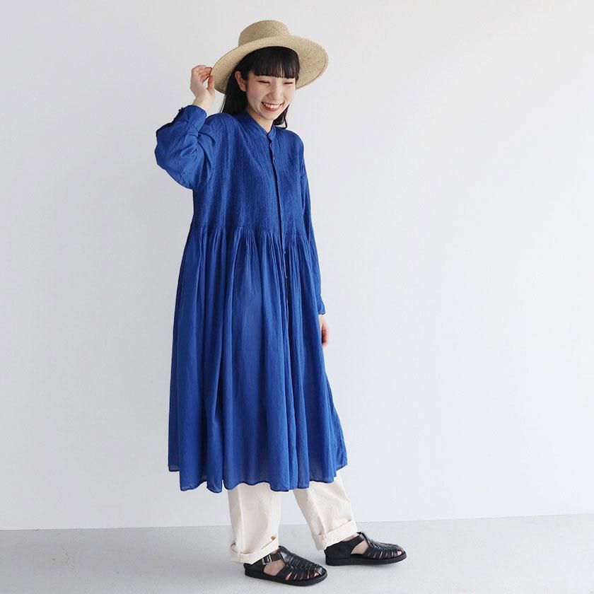 maison de soil 80'S ORGANIC VOILE PINTUCK SHIRT DRESS の通販 