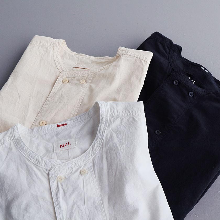 NATURAL LAUNDRY オータムタイプライター ベーカーシャツ の通販
