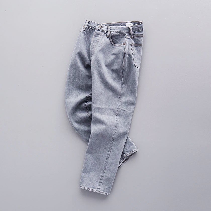 CIOTA インディゴ スビンコットン 13.5oz ストレートデニム Light Gray - AIDA ONLINE STORE  毎日をちょっぴり楽しくするライフスタイルショップ