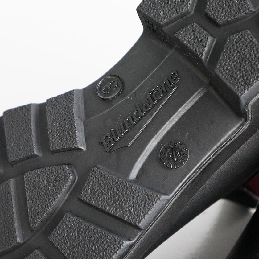 Blundstone スムースレザー サイドゴアブーツ ブラック/フクシア