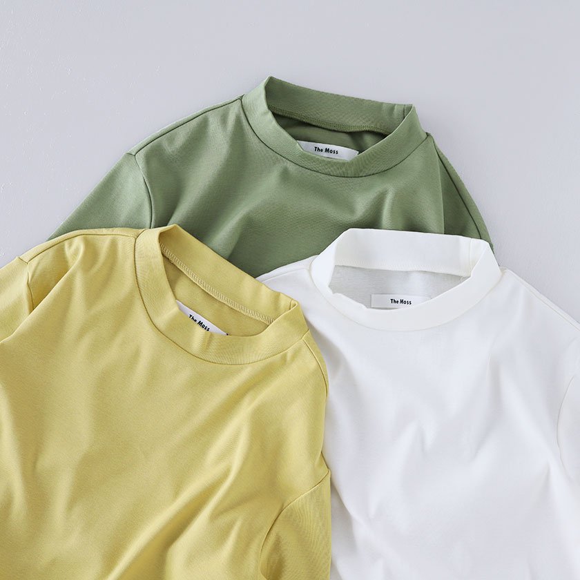 The Moss ULTIMAフライス Middle-neck ロングスリーブTシャツ